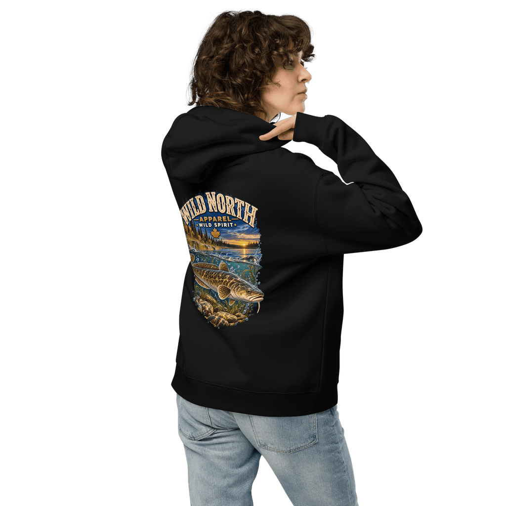 #wild_north_apparelBurbot After Sundown - Unisex oversized hoodie - Wild North Apparel™#canadian_outdoor_wildlife_inspired_clothing#