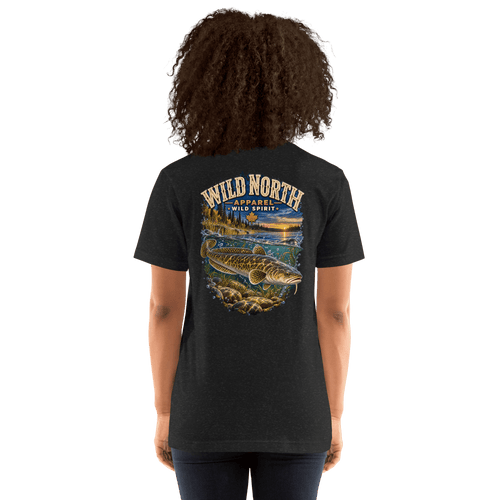 #wild_north_apparelBurbot After Sundown - Unisex t-shirt - Wild North Apparel™#canadian_outdoor_wildlife_inspired_clothing#