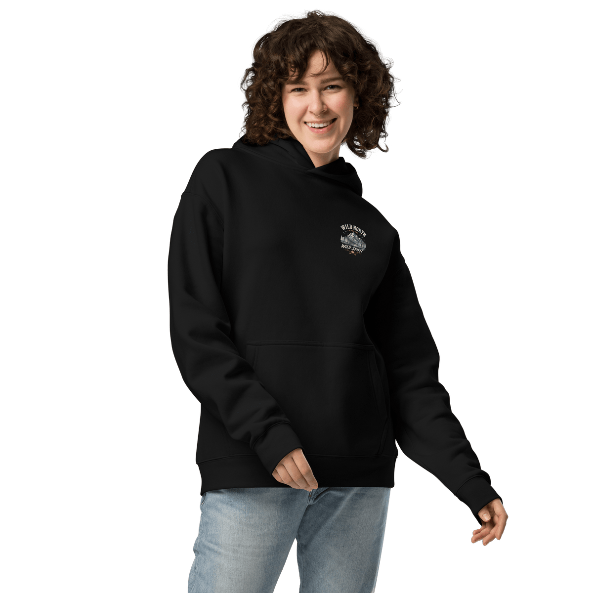 #wild_north_apparelCoastal Angler Chinook Pursuit -Unisex Oversized Hoodie - Wild North Apparel#canadian_outdoor_wildlife_inspired_clothing#