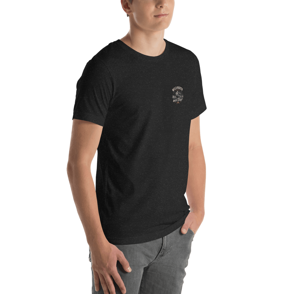 #wild_north_apparelCoastal Angler Chinook Pursuit - Unisex t-shirt - Wild North Apparel™#canadian_outdoor_wildlife_inspired_clothing#