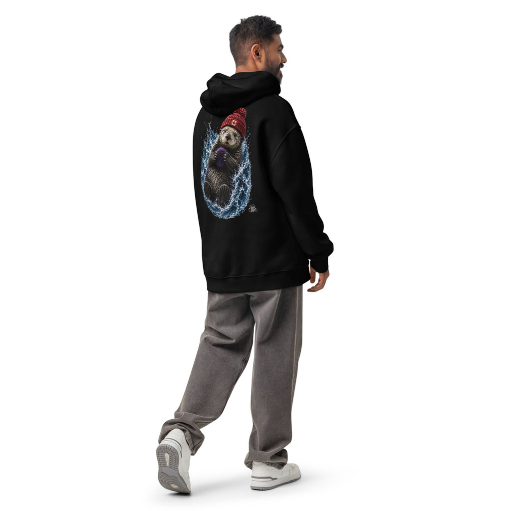 #wild_north_apparelCoastal Canadian Otter - Unisex oversized hoodie - Wild North Apparel™#canadian_outdoor_wildlife_inspired_clothing#