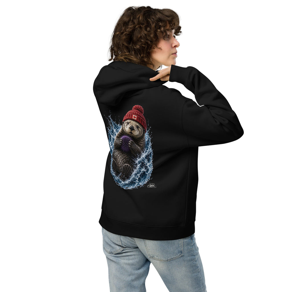 #wild_north_apparelCoastal Canadian Otter - Unisex oversized hoodie - Wild North Apparel™#canadian_outdoor_wildlife_inspired_clothing#