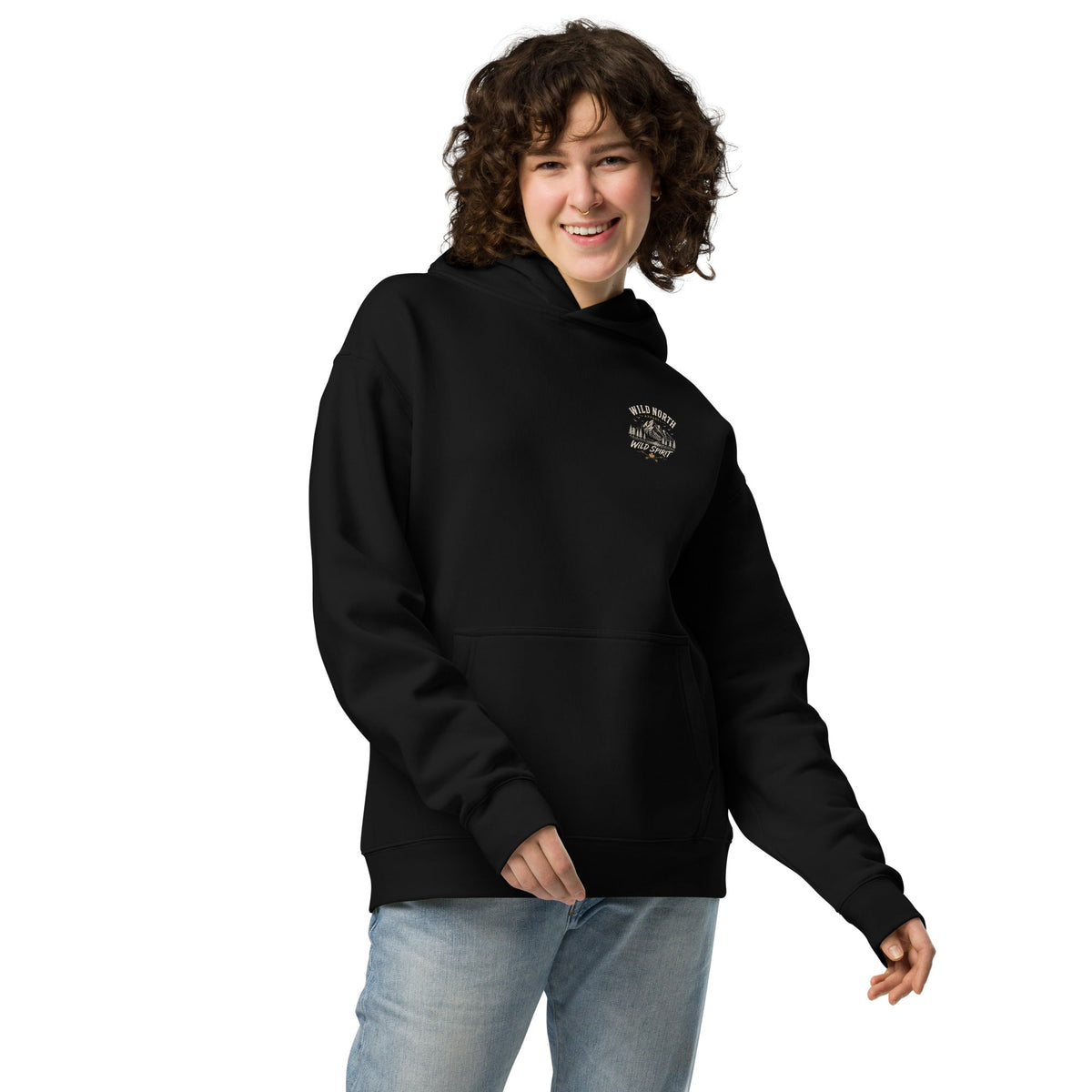 #wild_north_apparelCoastal Canadian Otter - Unisex oversized hoodie - Wild North Apparel™#canadian_outdoor_wildlife_inspired_clothing#