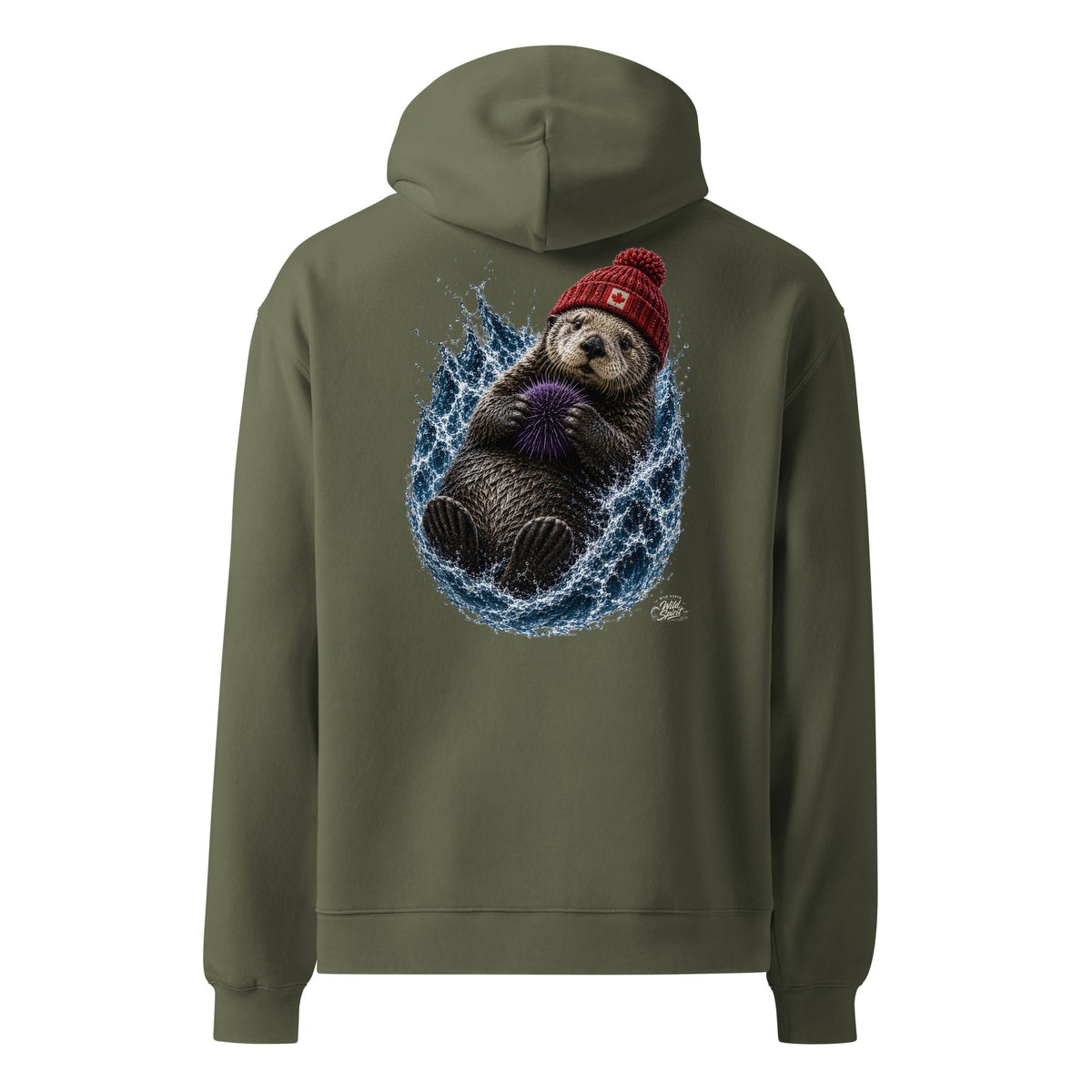 #wild_north_apparelCoastal Canadian Otter - Unisex oversized hoodie - Wild North Apparel™#canadian_outdoor_wildlife_inspired_clothing#