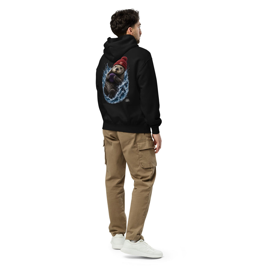 #wild_north_apparelCoastal Canadian Otter - Unisex oversized hoodie - Wild North Apparel™#canadian_outdoor_wildlife_inspired_clothing#