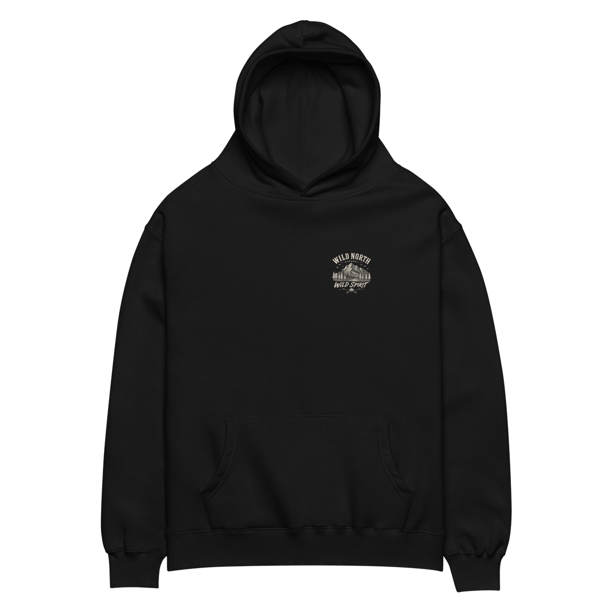 #wild_north_apparelCoastal Predator – Lingcod Wild Spirit Hoodie - Unisex Oversized Hoodie - Wild North Apparel#canadian_outdoor_wildlife_inspired_clothing#