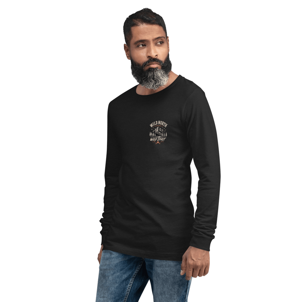 #wild_north_apparelCoastal Predator – Lingcod Wild Spirit - Unisex Long Sleeve Tee - Wild North Apparel™#canadian_outdoor_wildlife_inspired_clothing#