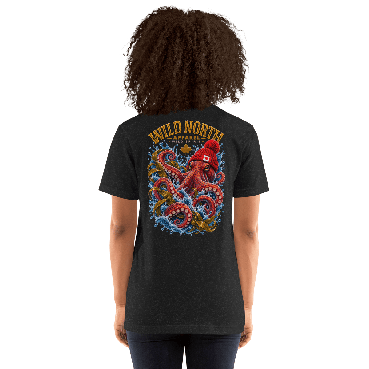 #wild_north_apparelKraken of the North Octopus - Unisex T-shirt - Wild North Apparel™#canadian_outdoor_wildlife_inspired_clothing#