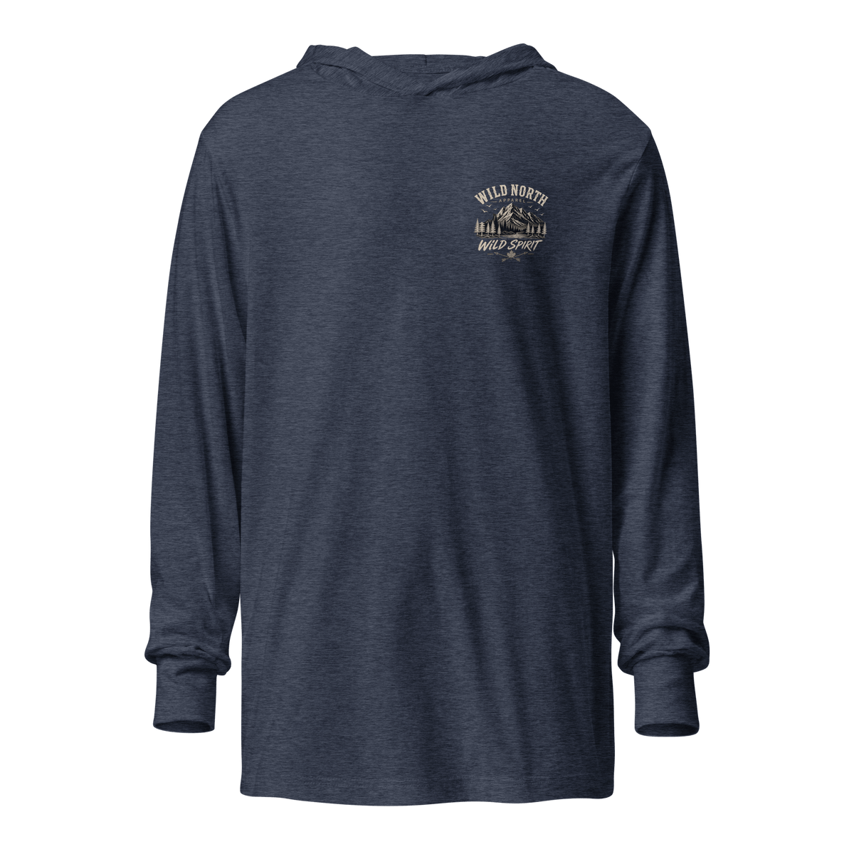 #wild_north_apparelThe Coastal Predator Lingcod Wild Spirit - Hooded long-sleeve tee - Wild North Apparel™#canadian_outdoor_wildlife_inspired_clothing#