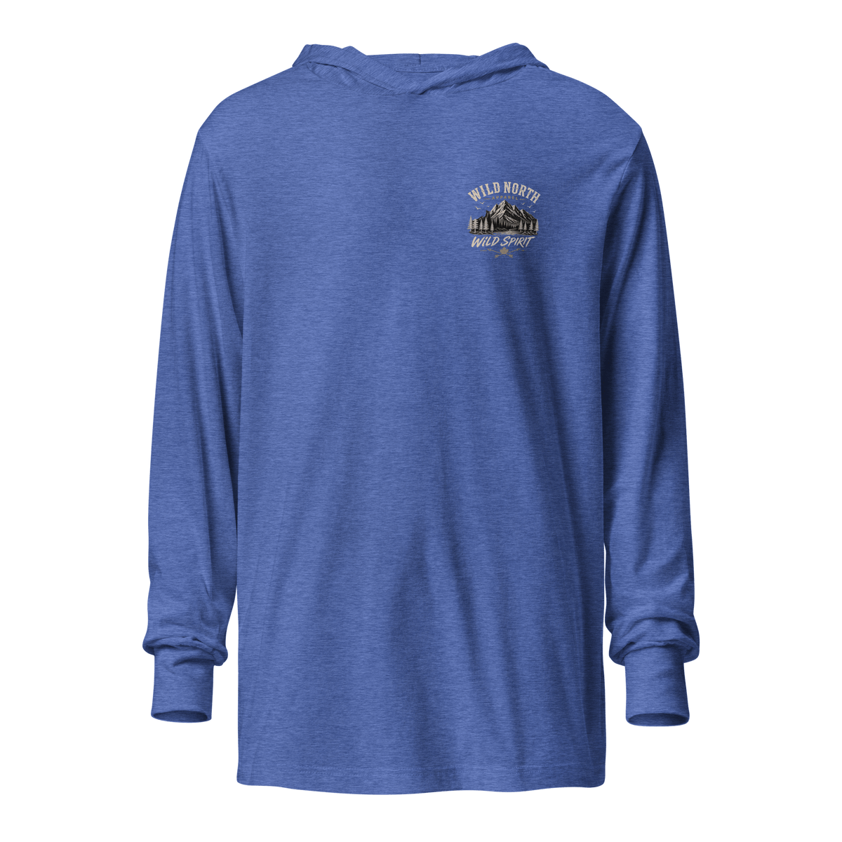#wild_north_apparelThe Coastal Predator Lingcod Wild Spirit - Hooded long-sleeve tee - Wild North Apparel™#canadian_outdoor_wildlife_inspired_clothing#