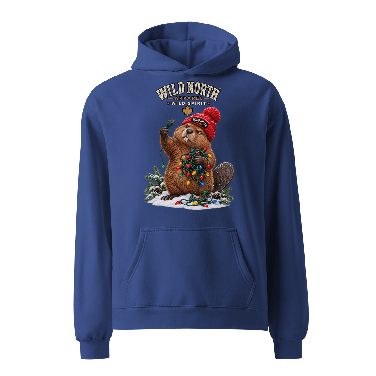 #wild_north_apparelWild North™ Christmas Light Wrangler - Unisex oversized hoodie - Wild North Apparel™#canadian_outdoor_wildlife_inspired_clothing#