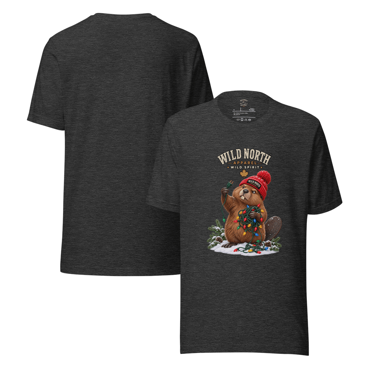 #wild_north_apparelWild North™ Christmas Light Wrangler - Unisex t-shirt - Wild North Apparel™#canadian_outdoor_wildlife_inspired_clothing#