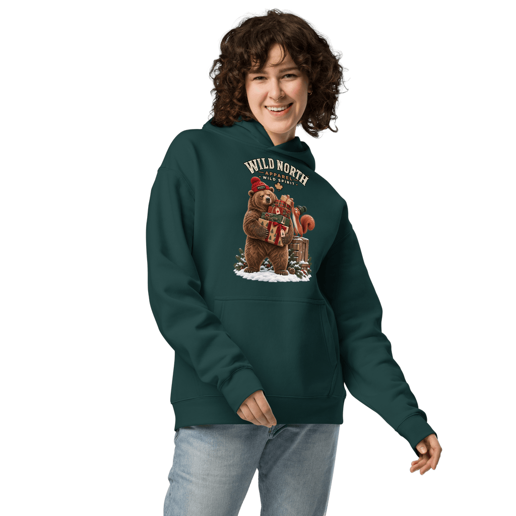 #wild_north_apparelWild North™ Holiday Gift Patrol - Unisex oversized hoodie - Wild North Apparel™#canadian_outdoor_wildlife_inspired_clothing#