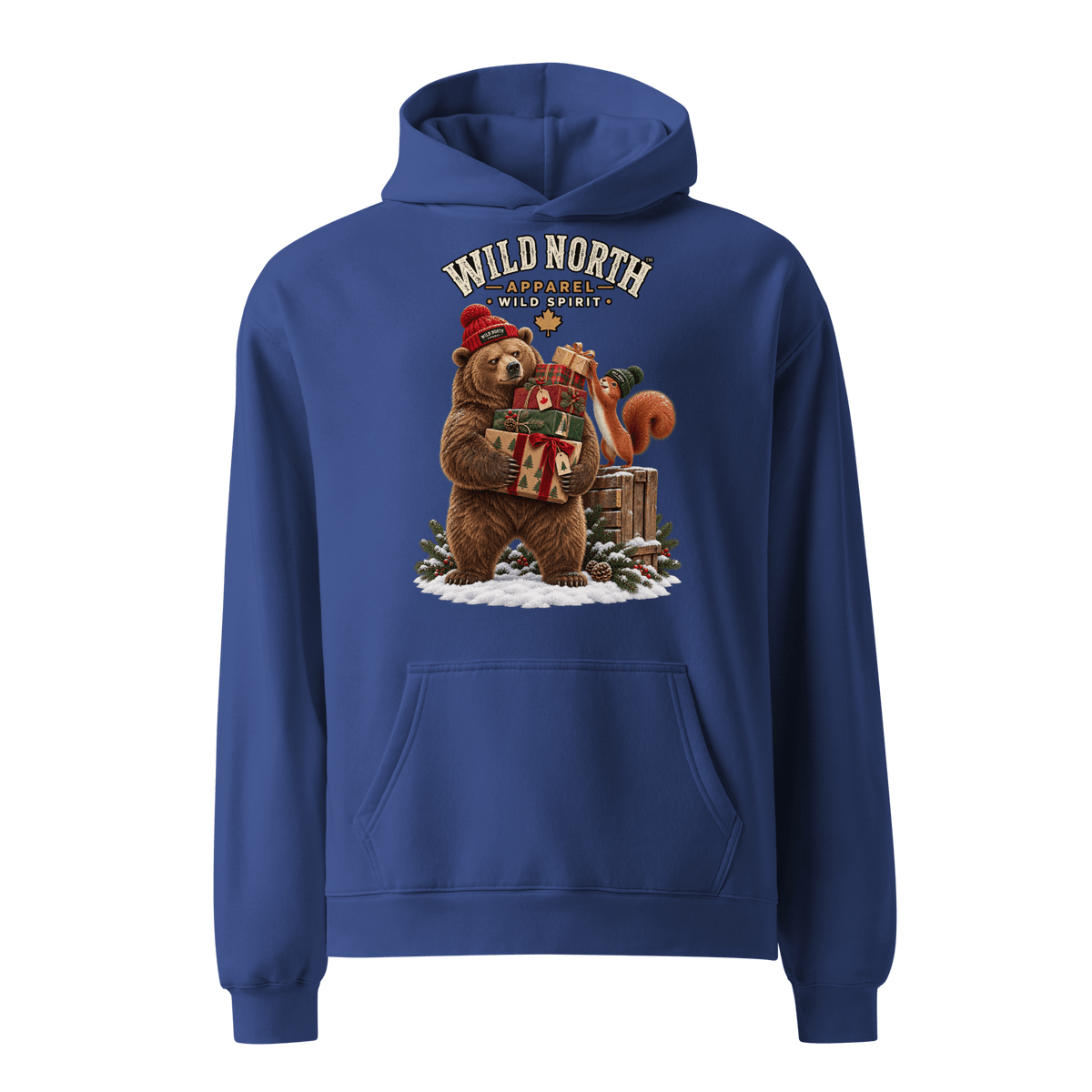 #wild_north_apparelWild North™ Holiday Gift Patrol - Unisex oversized hoodie - Wild North Apparel™#canadian_outdoor_wildlife_inspired_clothing#