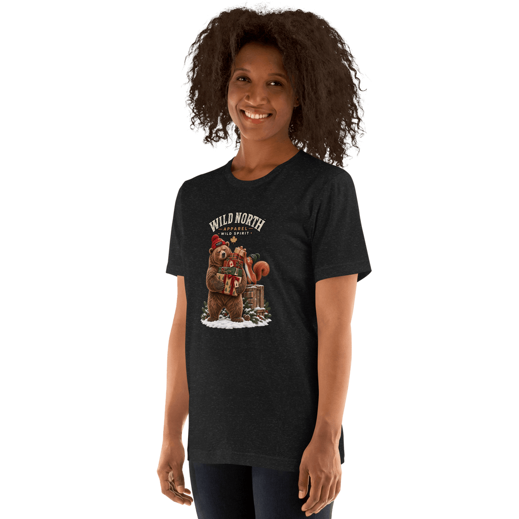 #wild_north_apparelWild North™ Holiday Gift Patrol - Unisex t-shirt - Wild North Apparel™#canadian_outdoor_wildlife_inspired_clothing#