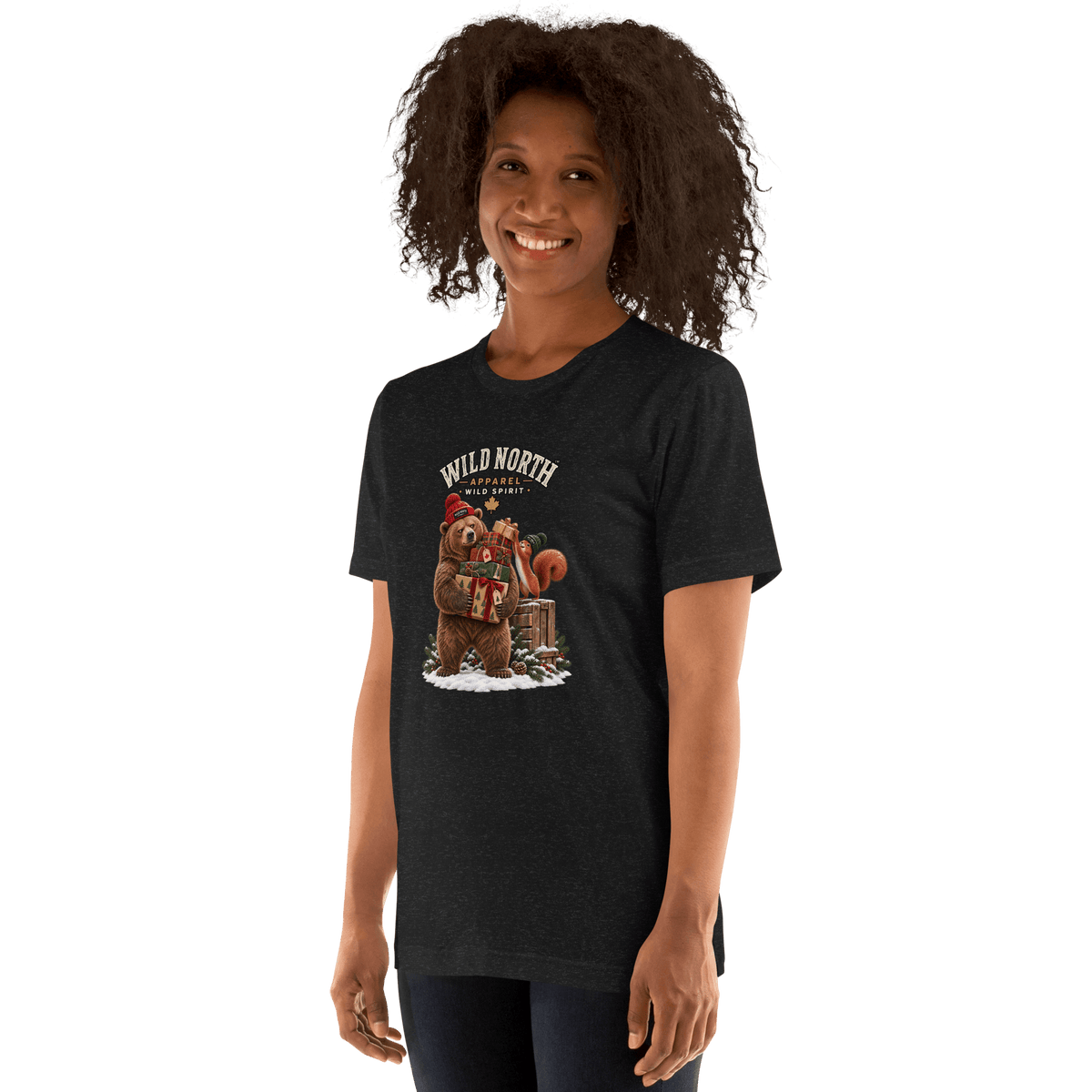 #wild_north_apparelWild North™ Holiday Gift Patrol - Unisex t-shirt - Wild North Apparel™#canadian_outdoor_wildlife_inspired_clothing#