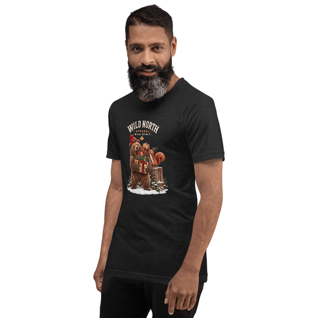 #wild_north_apparelWild North™ Holiday Gift Patrol - Unisex t-shirt - Wild North Apparel™#canadian_outdoor_wildlife_inspired_clothing#