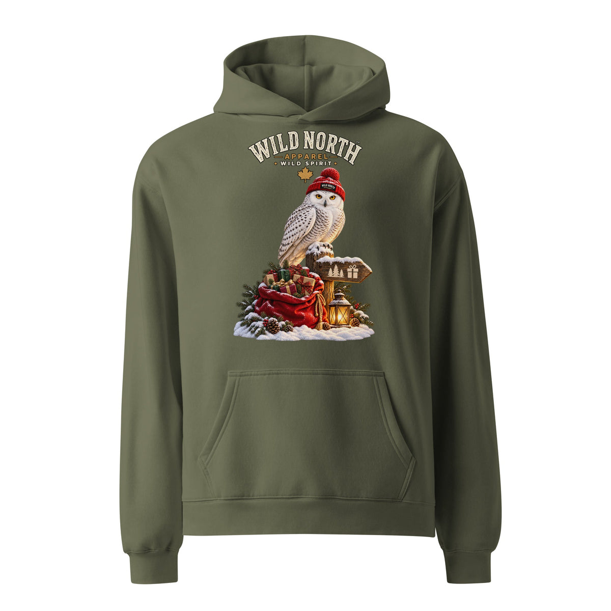 #wild_north_apparelWild North™ Northern Gift Watch - Unisex oversized hoodie - Wild North Apparel™#canadian_outdoor_wildlife_inspired_clothing#