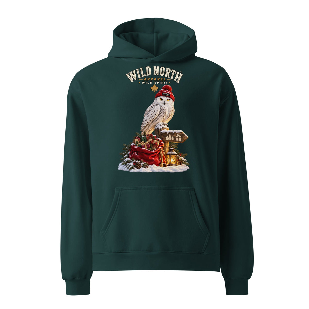#wild_north_apparelWild North™ Northern Gift Watch - Unisex oversized hoodie - Wild North Apparel™#canadian_outdoor_wildlife_inspired_clothing#