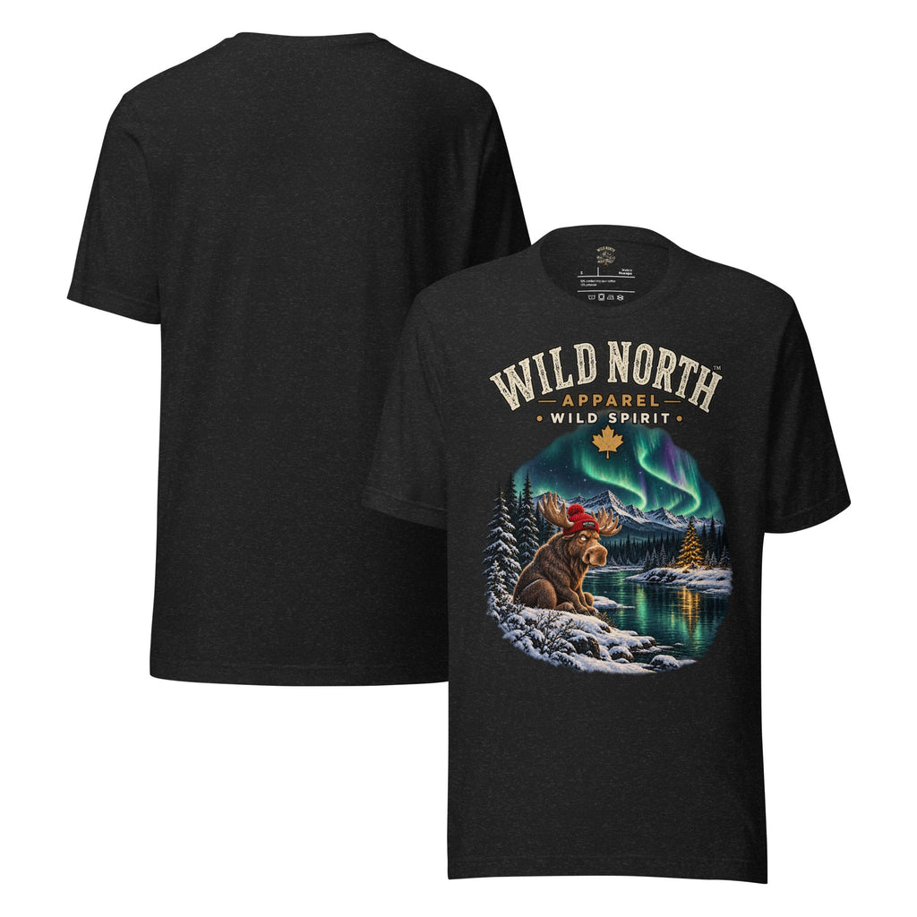 #wild_north_apparelWild North™ Northern Lights Mood - Unisex t-shirt - Wild North Apparel™#canadian_outdoor_wildlife_inspired_clothing#