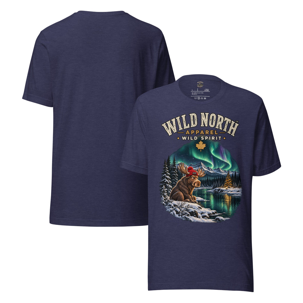 #wild_north_apparelWild North™ Northern Lights Mood - Unisex t-shirt - Wild North Apparel™#canadian_outdoor_wildlife_inspired_clothing#