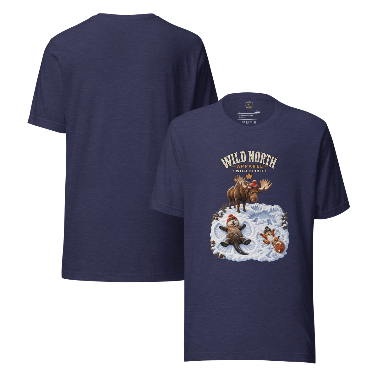 #wild_north_apparelWild North™ Snow Angel SuspectsUnisex t-shirt - Wild North Apparel™#canadian_outdoor_wildlife_inspired_clothing#