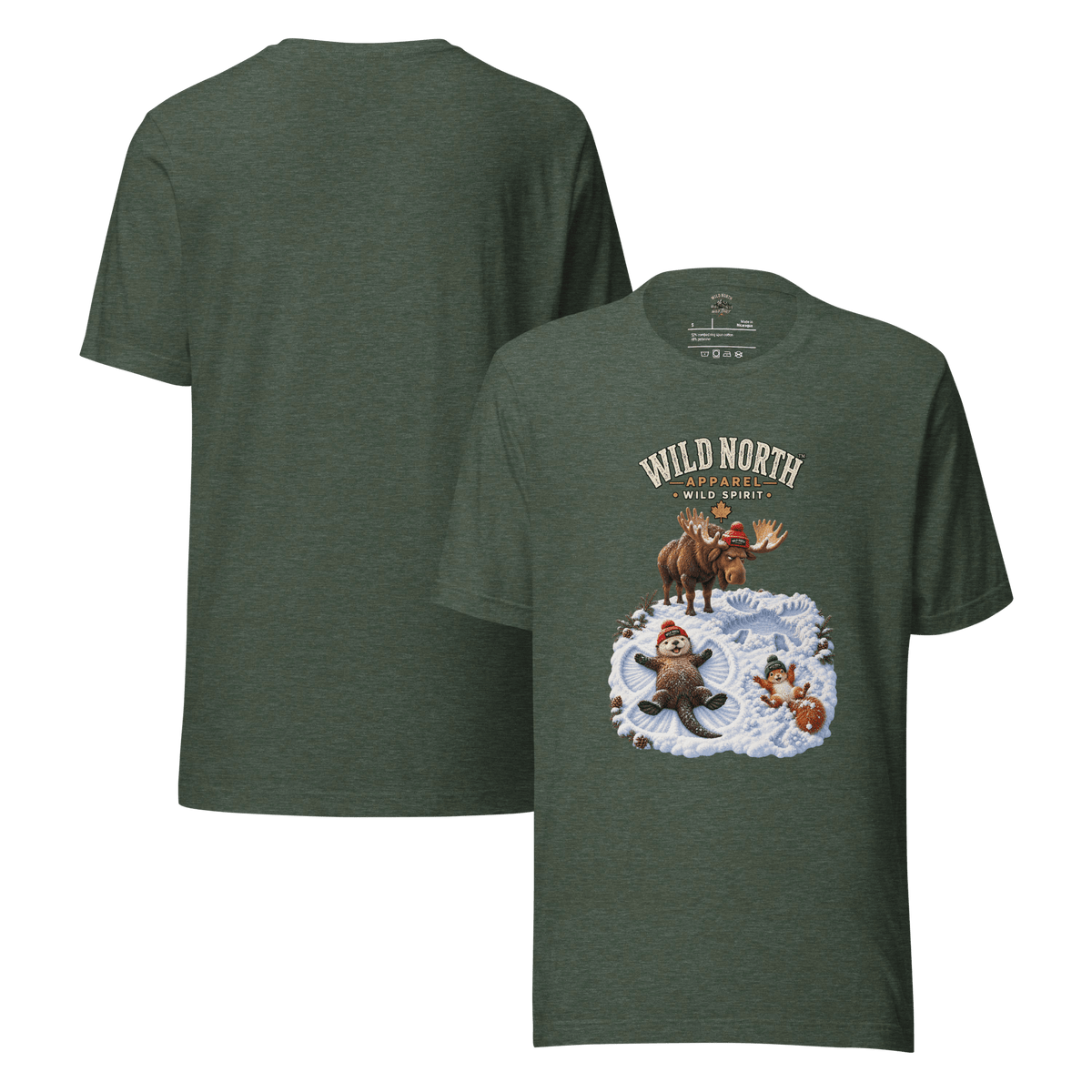 #wild_north_apparelWild North™ Snow Angel SuspectsUnisex t-shirt - Wild North Apparel™#canadian_outdoor_wildlife_inspired_clothing#