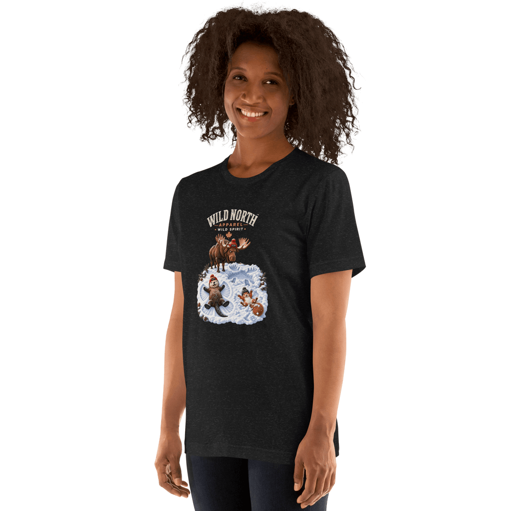 #wild_north_apparelWild North™ Snow Angel SuspectsUnisex t-shirt - Wild North Apparel™#canadian_outdoor_wildlife_inspired_clothing#
