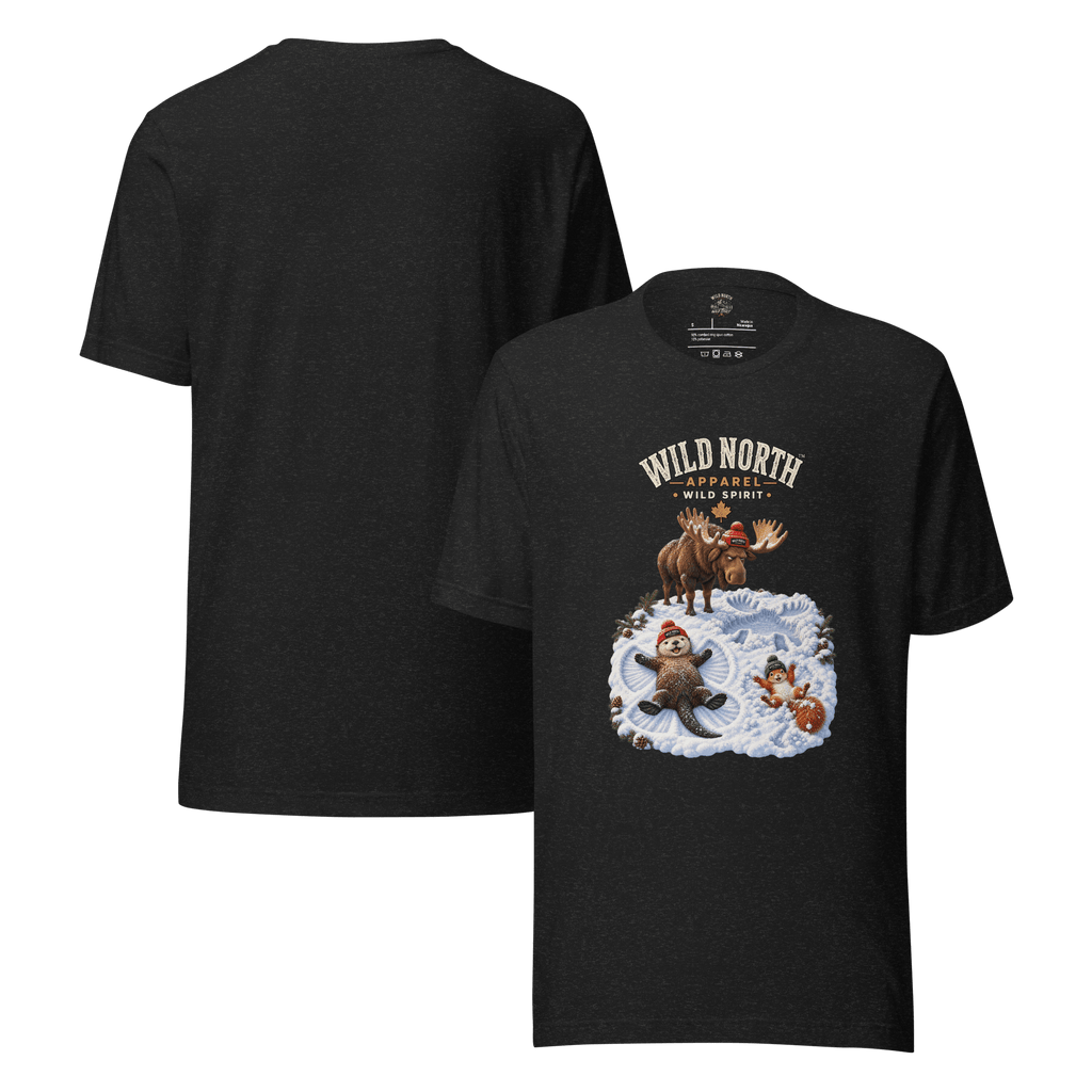 #wild_north_apparelWild North™ Snow Angel SuspectsUnisex t-shirt - Wild North Apparel™#canadian_outdoor_wildlife_inspired_clothing#