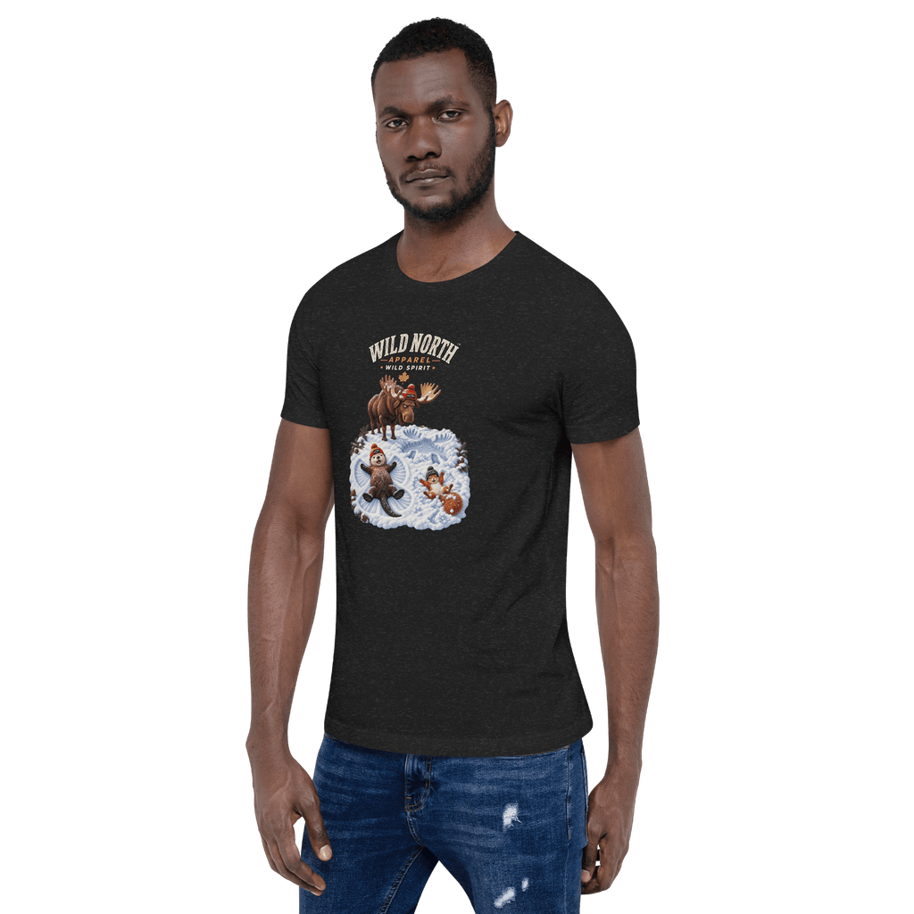#wild_north_apparelWild North™ Snow Angel SuspectsUnisex t-shirt - Wild North Apparel™#canadian_outdoor_wildlife_inspired_clothing#
