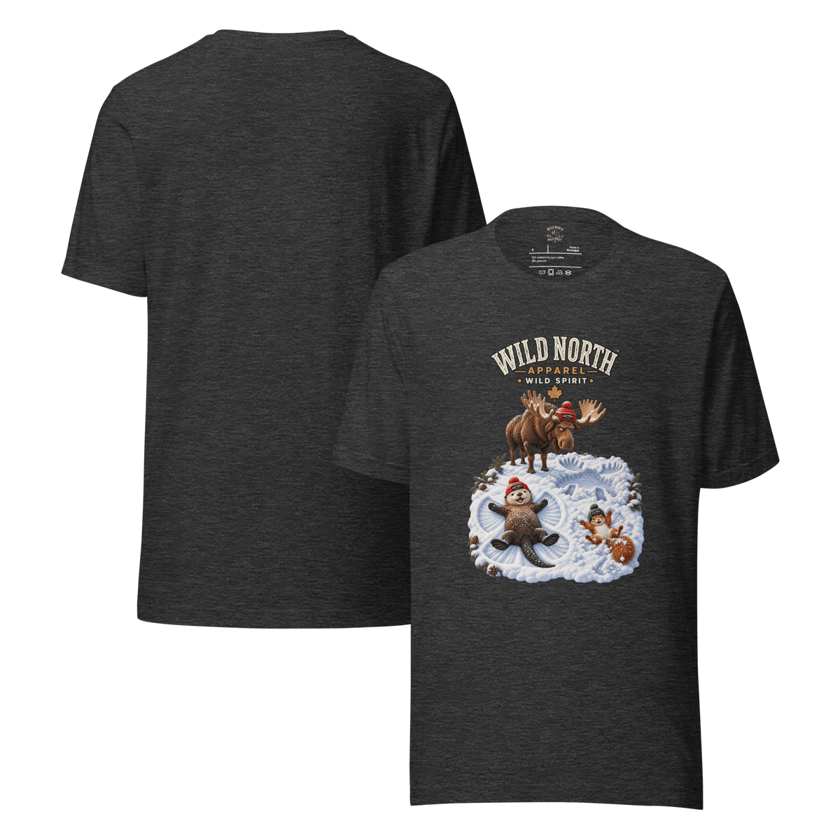 #wild_north_apparelWild North™ Snow Angel SuspectsUnisex t-shirt - Wild North Apparel™#canadian_outdoor_wildlife_inspired_clothing#
