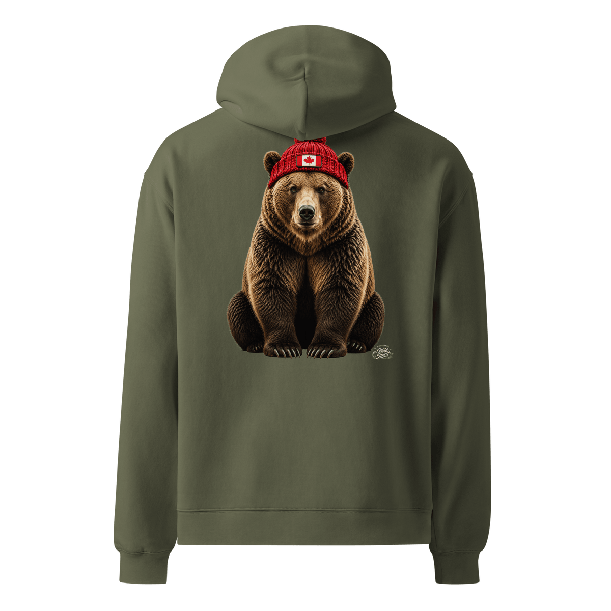 #wild_north_apparelWild Spirit Grizzly - Unisex Oversized Hoodie - Wild North Apparel™#canadian_outdoor_wildlife_inspired_clothing#