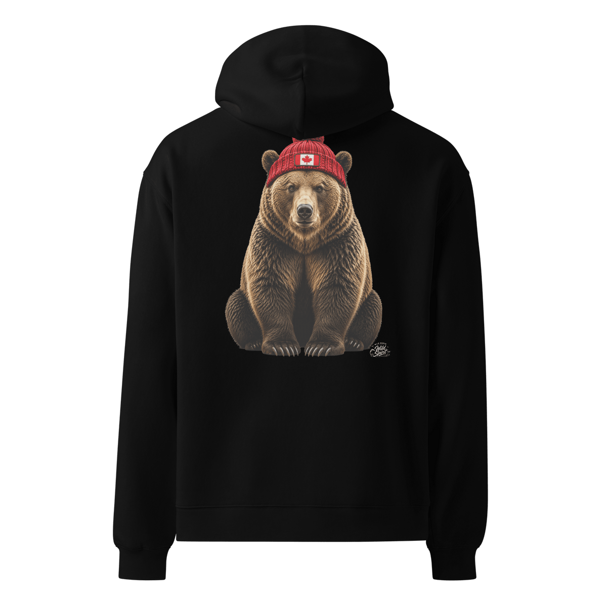 #wild_north_apparelWild Spirit Grizzly - Unisex Oversized Hoodie - Wild North Apparel™#canadian_outdoor_wildlife_inspired_clothing#