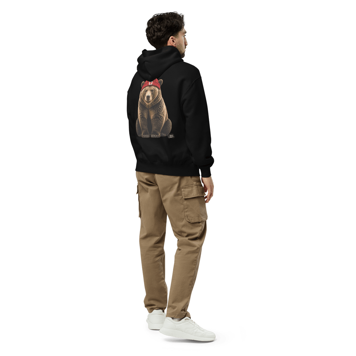 #wild_north_apparelWild Spirit Grizzly - Unisex Oversized Hoodie - Wild North Apparel™#canadian_outdoor_wildlife_inspired_clothing#