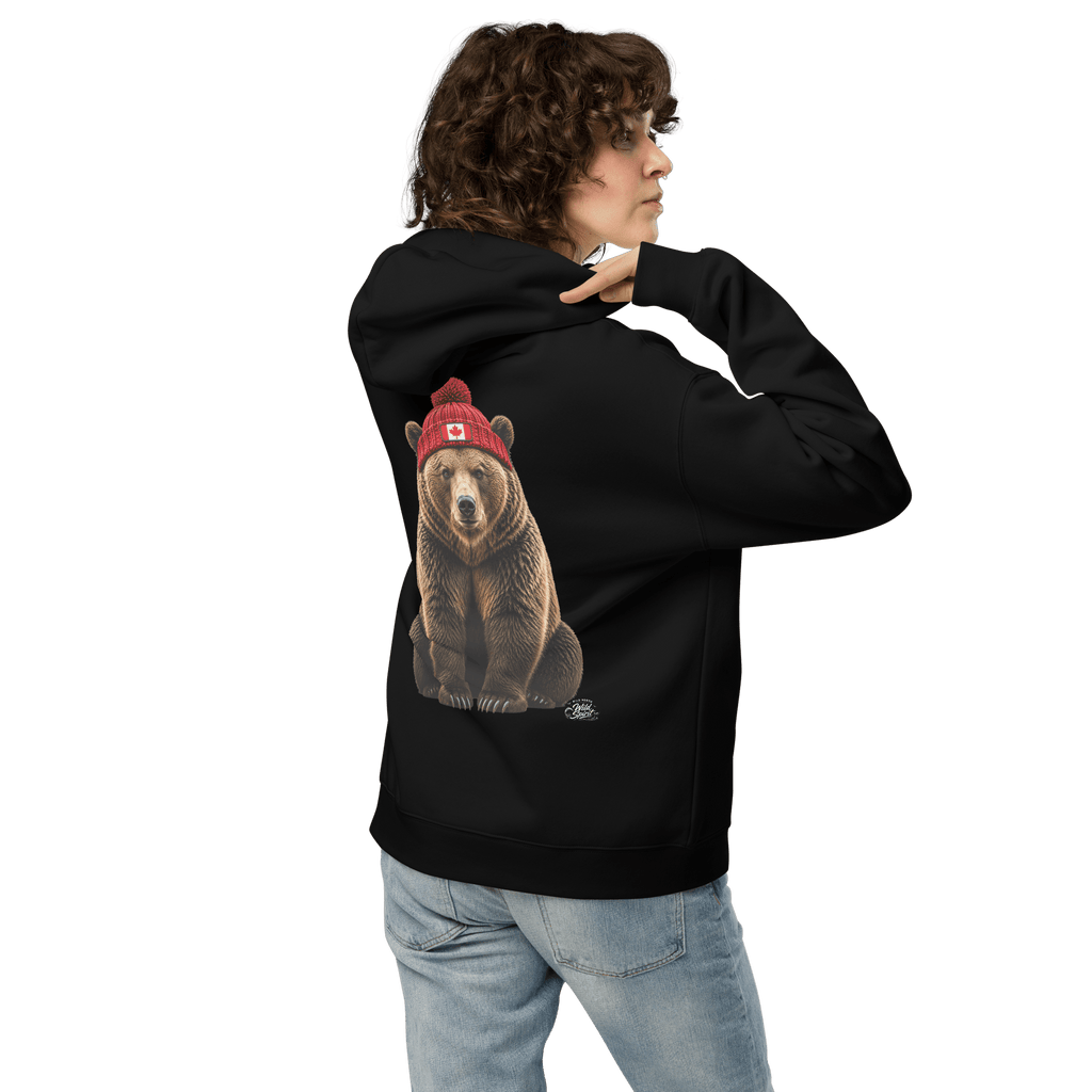 #wild_north_apparelWild Spirit Grizzly - Unisex Oversized Hoodie - Wild North Apparel™#canadian_outdoor_wildlife_inspired_clothing#