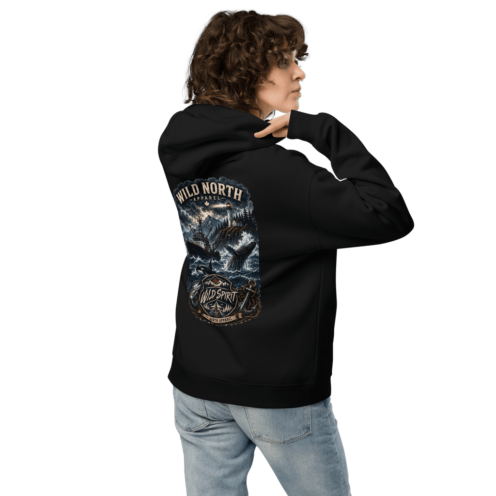 #wild_north_apparelWild Spirit: North Coast Legacy - Unisex Oversized Hoodie - Wild North Apparel™#canadian_outdoor_wildlife_inspired_clothing#