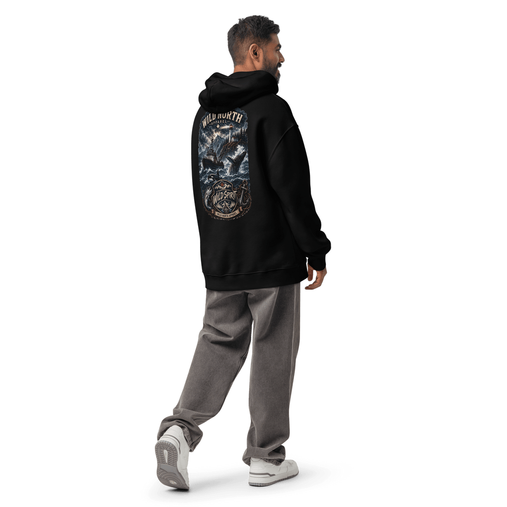 #wild_north_apparelWild Spirit: North Coast Legacy - Unisex Oversized Hoodie - Wild North Apparel™#canadian_outdoor_wildlife_inspired_clothing#