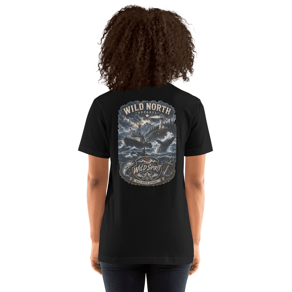 #wild_north_apparelWild Spirit North Coast Legacy - Unisex T-shirt - Wild North Apparel#canadian_outdoor_wildlife_inspired_clothing#