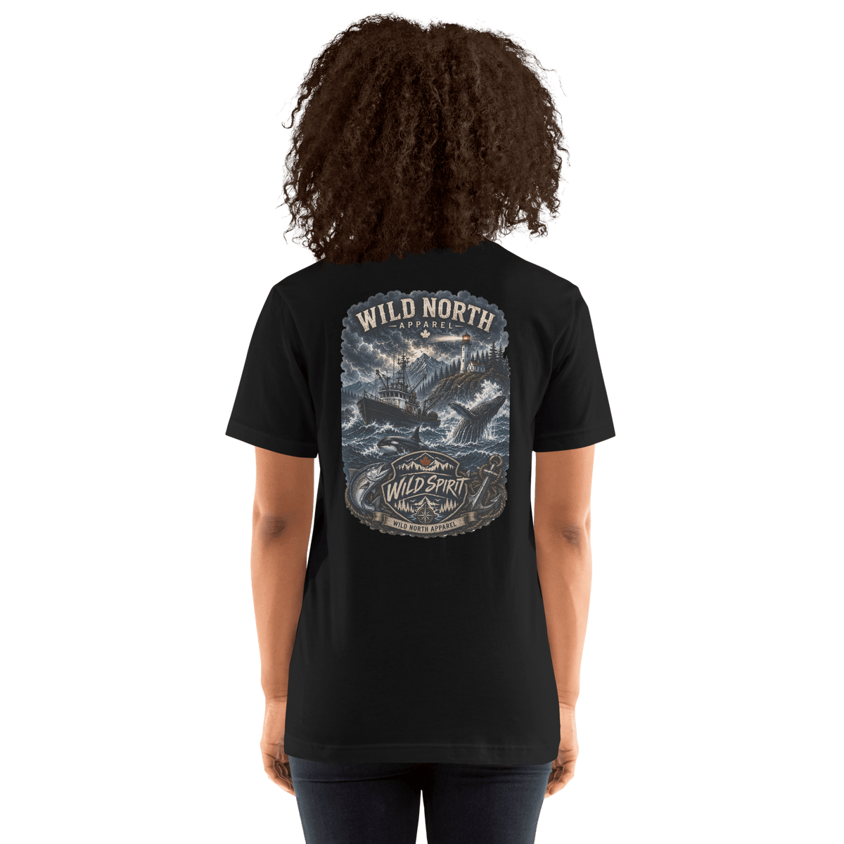 #wild_north_apparelWild Spirit North Coast Legacy - Unisex T-shirt - Wild North Apparel#canadian_outdoor_wildlife_inspired_clothing#