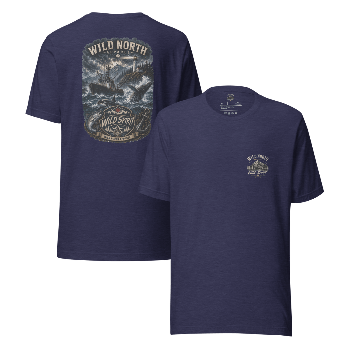 #wild_north_apparelWild Spirit North Coast Legacy - Unisex T-shirt - Wild North Apparel#canadian_outdoor_wildlife_inspired_clothing#