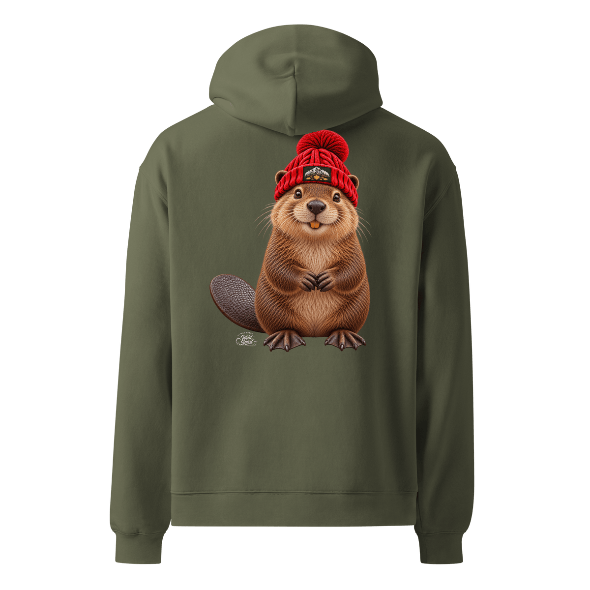 #wild_north_apparelWild Spirit Northern Dam Builder - Unisex oversized hoodie - Wild North Apparel™#canadian_outdoor_wildlife_inspired_clothing#