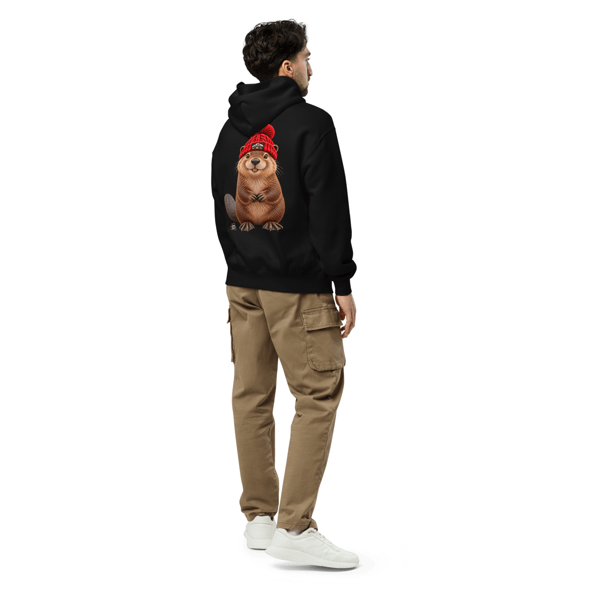 #wild_north_apparelWild Spirit Northern Dam Builder - Unisex oversized hoodie - Wild North Apparel™#canadian_outdoor_wildlife_inspired_clothing#