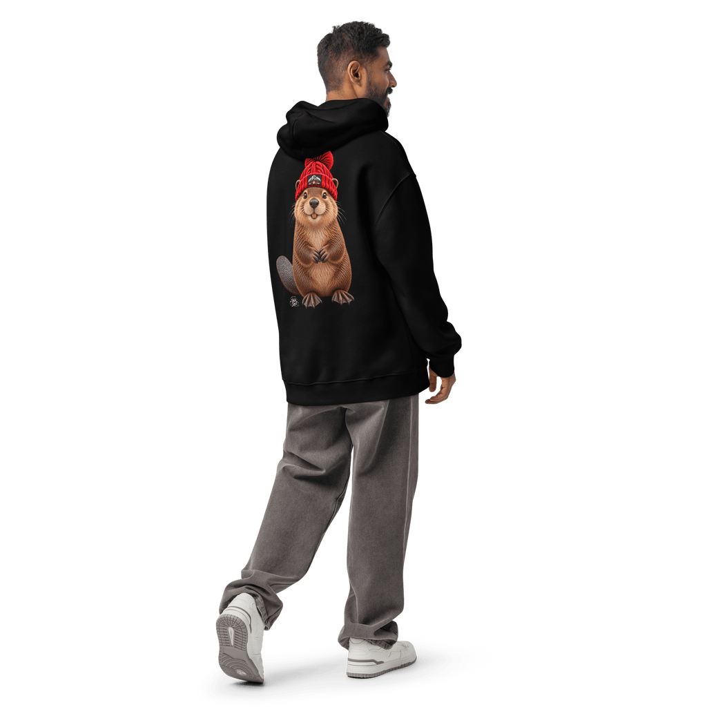 #wild_north_apparelWild Spirit Northern Dam Builder - Unisex oversized hoodie - Wild North Apparel™#canadian_outdoor_wildlife_inspired_clothing#