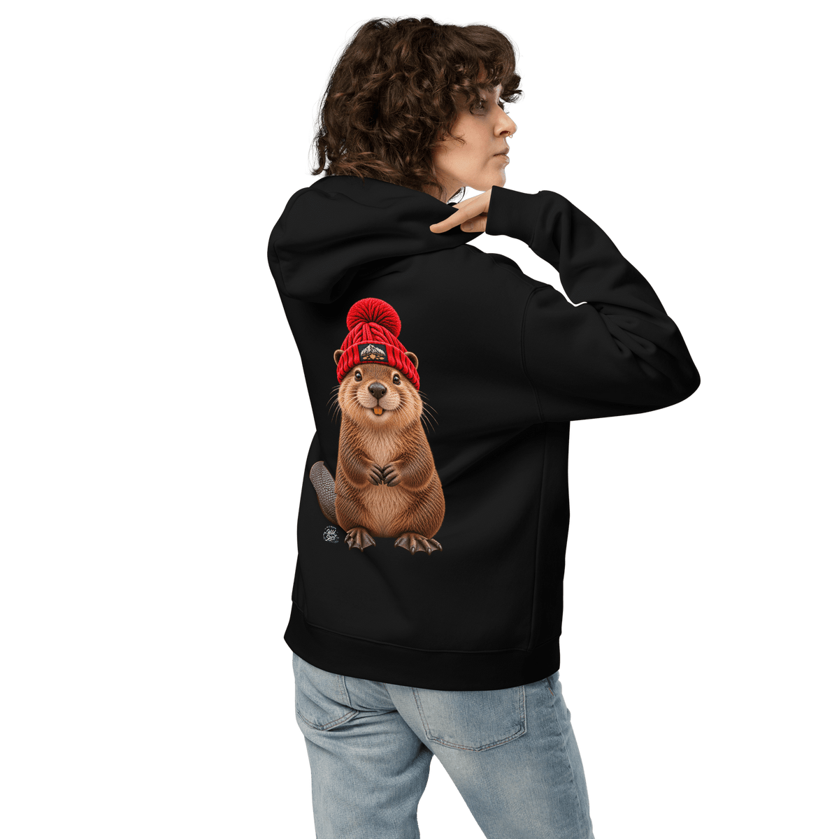 #wild_north_apparelWild Spirit Northern Dam Builder - Unisex oversized hoodie - Wild North Apparel™#canadian_outdoor_wildlife_inspired_clothing#