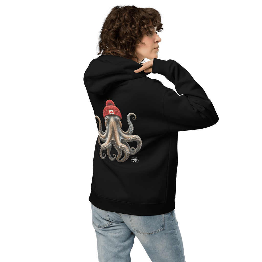 #wild_north_apparelWild Spirit Octopus - Unisex oversized hoodie - Wild North Apparel#canadian_outdoor_wildlife_inspired_clothing#