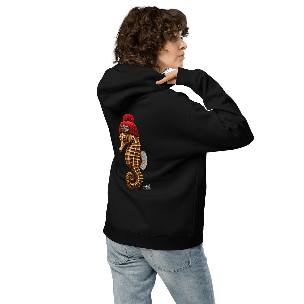 #wild_north_apparelWild Spirit Seahorse - Unisex Oversized Hoodie - Wild North Apparel™#canadian_outdoor_wildlife_inspired_clothing#