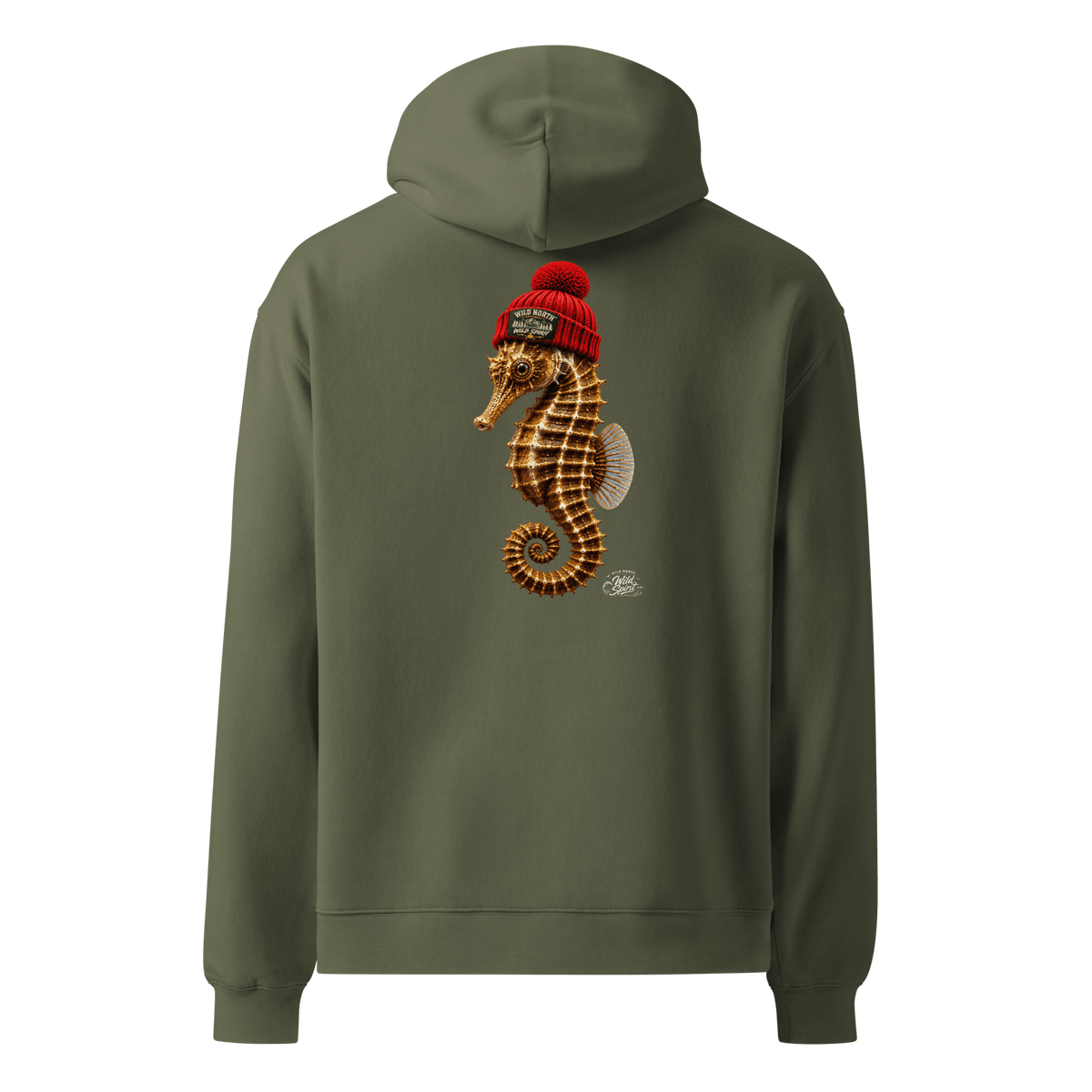 #wild_north_apparelWild Spirit Seahorse - Unisex Oversized Hoodie - Wild North Apparel™#canadian_outdoor_wildlife_inspired_clothing#