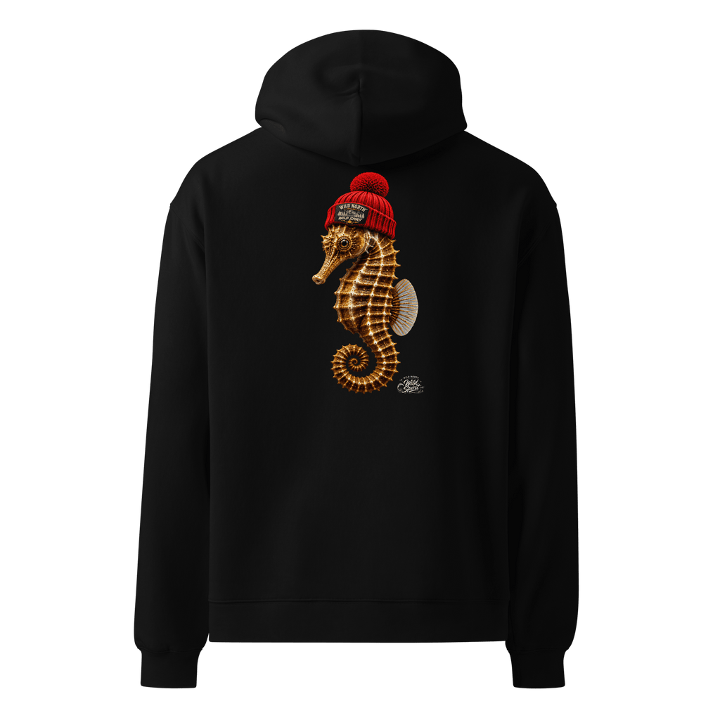 #wild_north_apparelWild Spirit Seahorse - Unisex Oversized Hoodie - Wild North Apparel™#canadian_outdoor_wildlife_inspired_clothing#