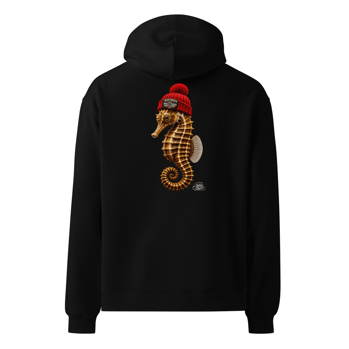 #wild_north_apparelWild Spirit Seahorse - Unisex Oversized Hoodie - Wild North Apparel™#canadian_outdoor_wildlife_inspired_clothing#
