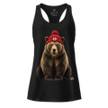 #wild_north_apparelWomen’s Wild Spirit Grizzly - fitted racerback tank top - Wild North Apparel™#canadian_outdoor_wildlife_inspired_clothing#